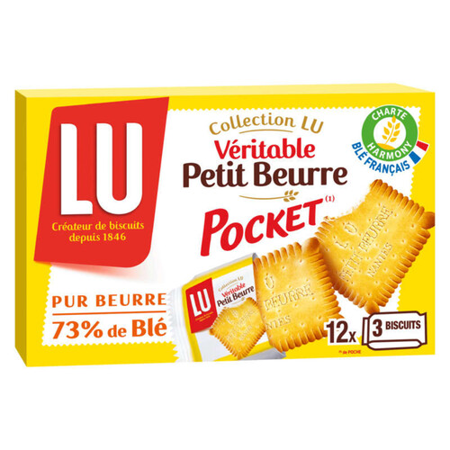 Lu Véritable Petit Beurre Biscuits Pocket 300g