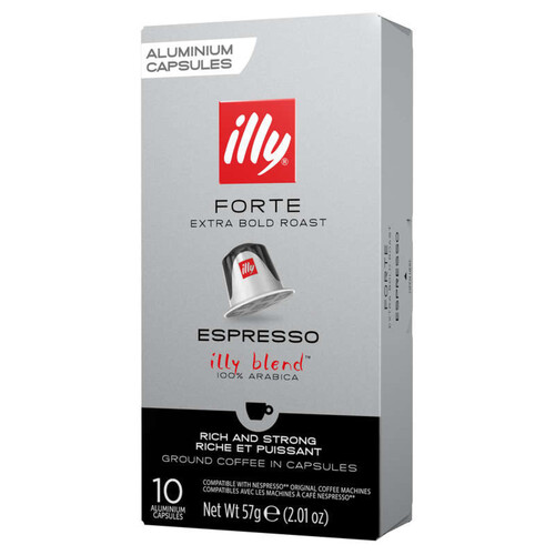 Illy Café Espresso Forte 100% Arabica x10 capsules 57g
