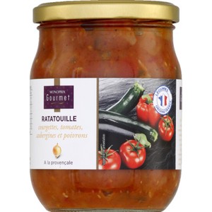 Monoprix Gourmet Ratatouille Courgettes,Tomates, Aubergines & Poivrons 520g