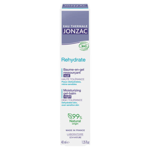 [Para] Eau de Jonzac Réhydrate Baume-en-Gel Booster d’Hydratation Nuit Bio 40ml