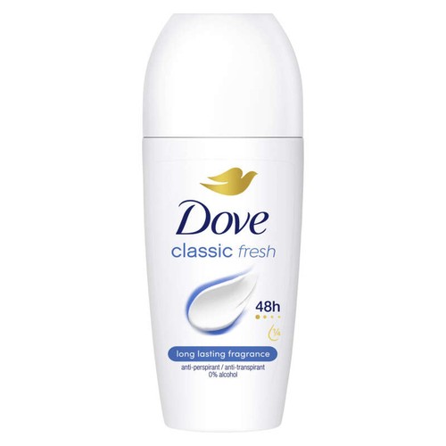 Dove Déodorant Bille Anti-Transpirant Classic 50ml