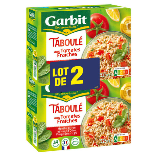 Garbit Taboulé aux tomates fraîches 2x525g