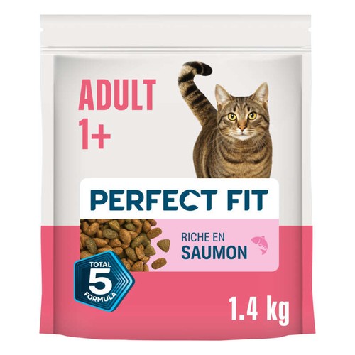 Perfect Fit Croquettes saumon frais chat adulte 1+ stérilisé 1.4kg
