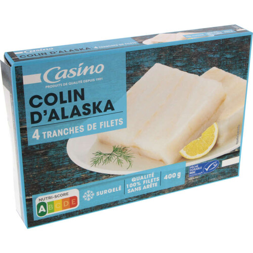 Casino Colin d'Alaska - Filets - x4 - 400g