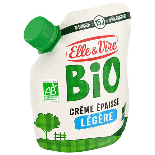 Elle & Vire Crème Epaisse Légère Bio 328g