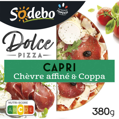 Sodebo Pizza Dolce Capri Chèvre Affine Coppa 380g