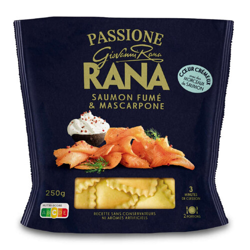 Rana Pâtes Fraiches Girasoli Saumon fumé au bois de hêtre 250g