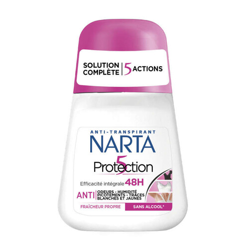 Narta Déodorant Bille 48h Protection 5-en-1 50ml