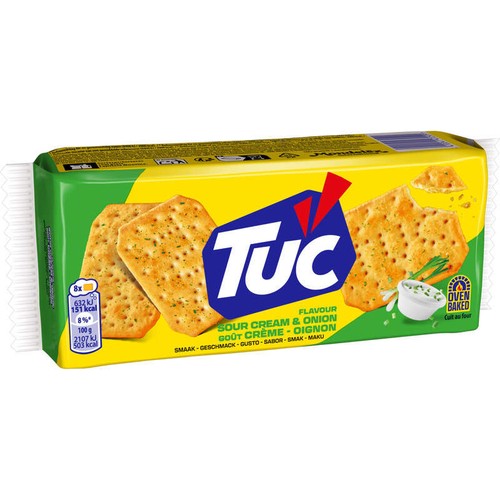 Lu Tuc Biscuits Apéritifs Crackers Crème Oignon 100g