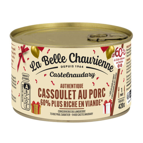 La Belle Chaurienne Cassoulet riche en viande 420g