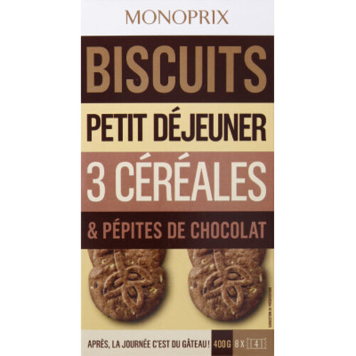 Monoprix Biscuits Petit Déjeuner 400g