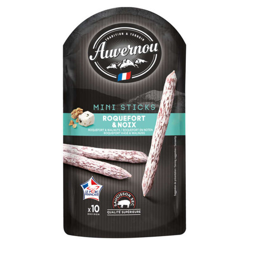Auvernou Mini'Sticks Roquefort Et Noix 100G
