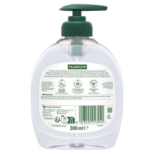 Palmolive Savon liquide Mains Aquarium pompe 300ml