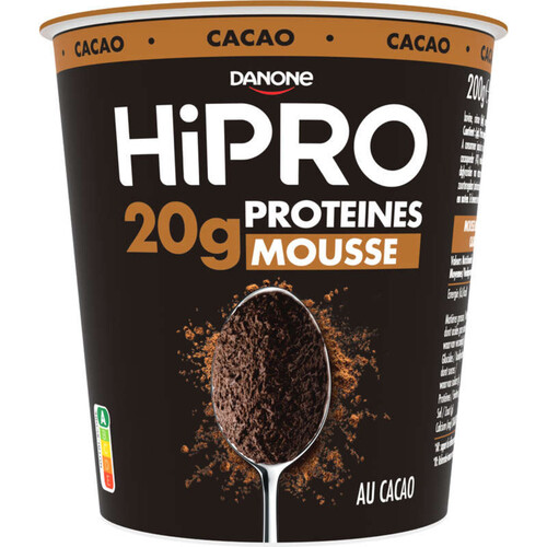 Danone Hipro Mousse Protéines au Cacao 200g