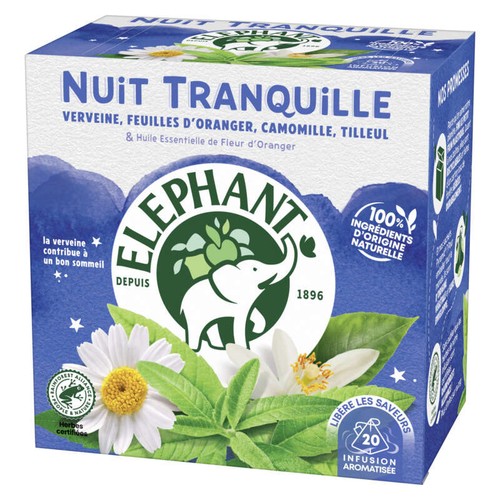 Elephant Infusion Nuit tranquille 20 sachets