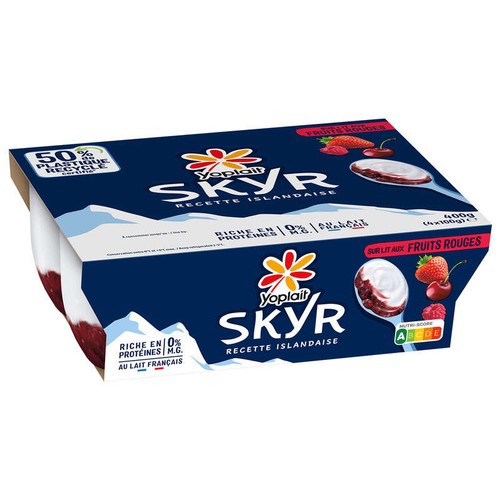 Yoplait Skyr Fruits Rouges 0% M.G. 4x100g