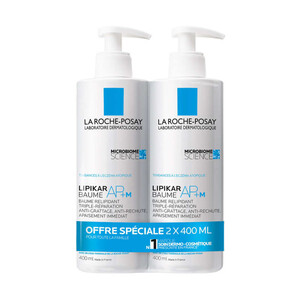 [Para] La Roche Posay Lipikar AP+M Baume Relipidant Triple Action 2x400ml