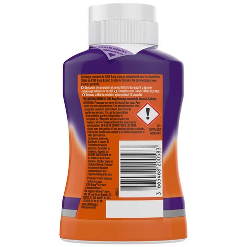 Cilit Bang Recharge Expert Concentré Crasse & Calcaire 200ml