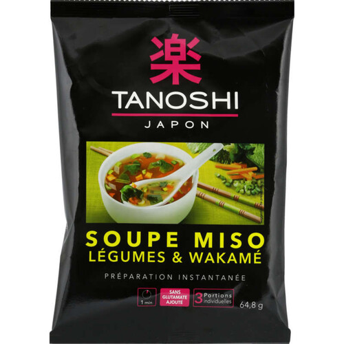 Tano Soupe Miso Legumes 65G