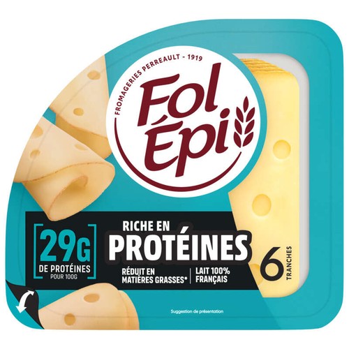 Fol Epi Fromage Riche en protéines x6 Tranches 130g