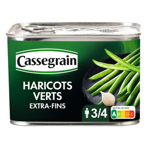 Cassegrain Haricots Verts Extra-Fins Cueillis Et Rangés Main 390G