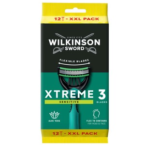 Wilkinson Xtreme 3 pure sensitive rasoirs jetables homme x12