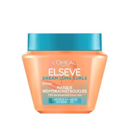 L'Oréal Paris Elseve Masque Capillaire Réhydratant Boucles pour Cheveux Ondulés et Bouclés 290ml