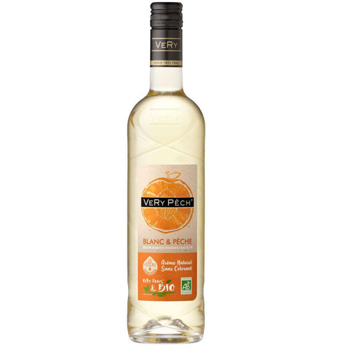 Very Vin Blanc Pêche Biologique 75cl