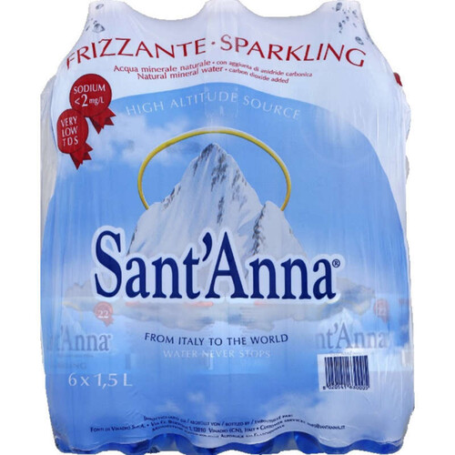 Sant'Anna eau minérale gazeuse 6x 150cl