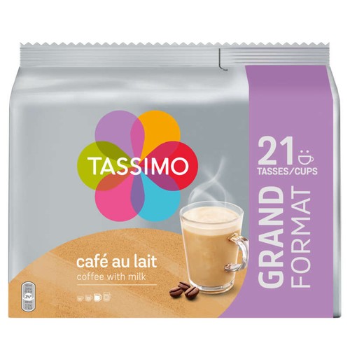 Tassimo Café au lait en dosettes x21, 242g