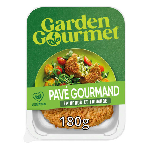 Garden Gourmet Pavé gourmant Epinards et fromage 180g