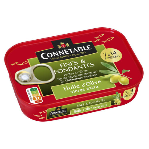 Connétable petites sardines à l'Huile d'Olive 106g