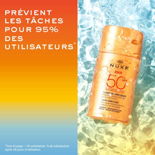 [Para] Nuxe Sun Fluide Léger Solaire Visage SPF50 50ml