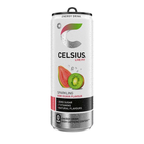 Celsius Sparkling Boisson énergisante kiwi goyave 35,5cl
