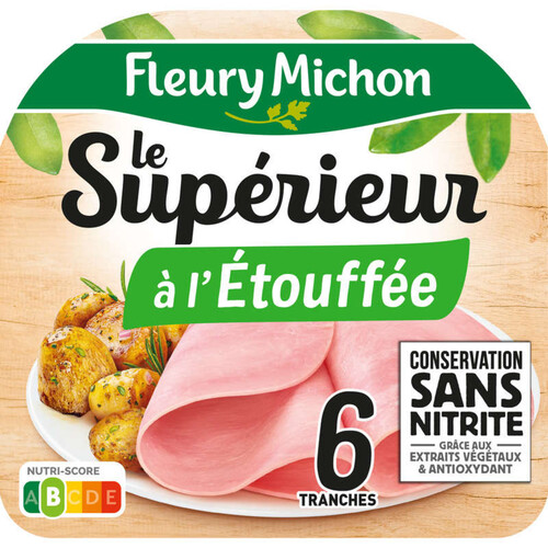 Fleury Michon Jambon Supérieur Sans Nitrite x6