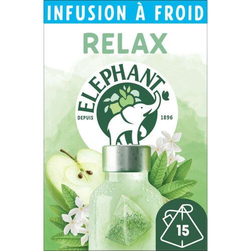 Elephant Infuse à Froid Bien être Relax 15 sachets