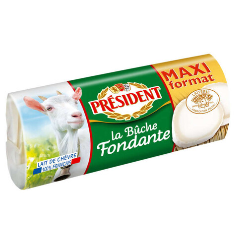 Président Bûche Fondante de Chèvre 380g