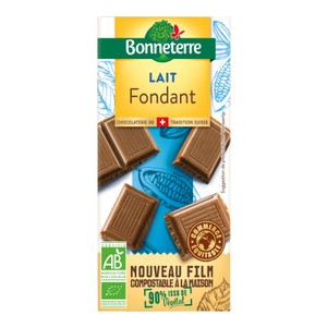[Par Naturalia] Bonneterre Chocolat au lait Fondant Bio 100g