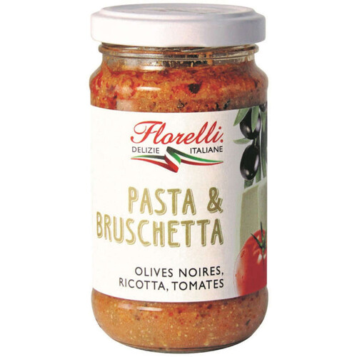 Florelli Pasta & Bruschetta Olives, ricotta, tomates 190g
