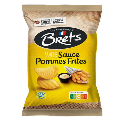 Bret's Chips Saveur sauce Pommes Frite 125g