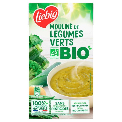 Liebig Mouliné de légumes verts Bio 1L