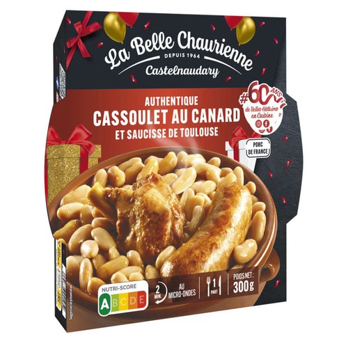 La Belle Chaurienne Cassoulet de Castelnaudary au Canard 300g