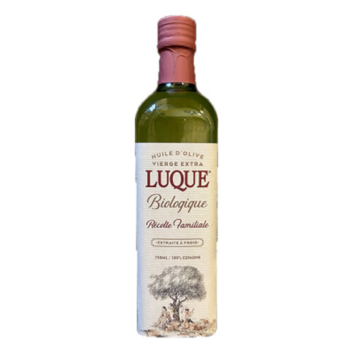 Luque Huile d'Olive Vierge Extra Bio Recette Familiale 75cl