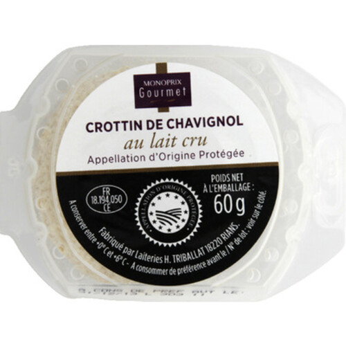 Monoprix Gourmet Crottin De Chavignol Aop 60G