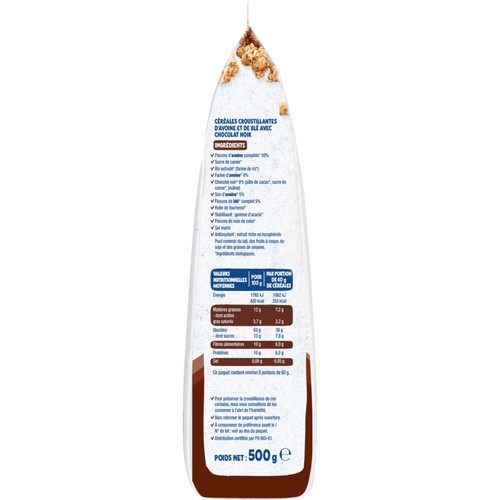 Bjorg Crousti' Avoine Chocolat, Bio 500g