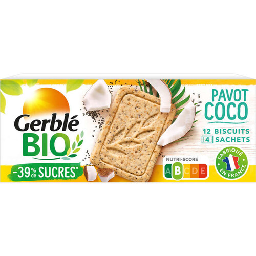 Gerblé GERBL SABLE COCO PAVOT bio 132g