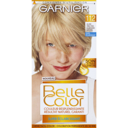 Belle Color Coloration Eclaircissant 112 Blond Très Très Clair Doré