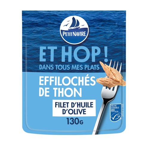 Petit Navire Efficholés de Thon Filet d'Huile d'Olive 130g
