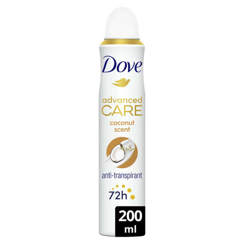 Dove Déodorant Spray Anti-Transpirant Noix de Coco & Fleur de Jasmin 200ml