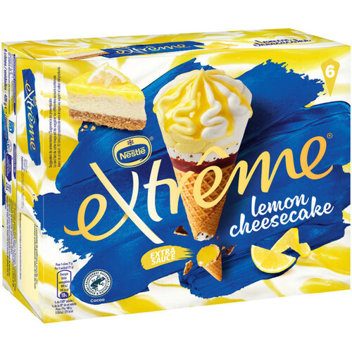 Extrême Cône Lemon Cheesecake X6